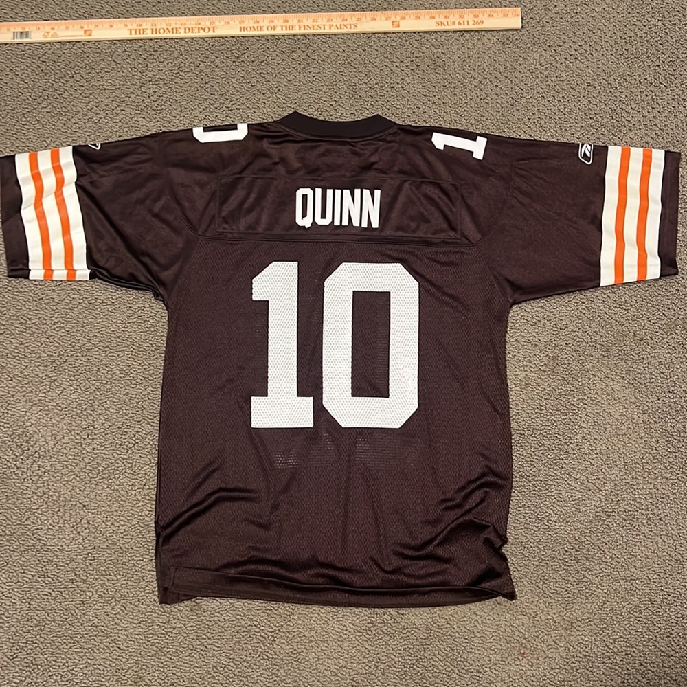 Cleveland Browns Brady Quinn Jersey NFL Sized M